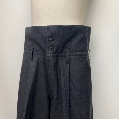 TOGA  VIRILIS / Twill high waist trousers
