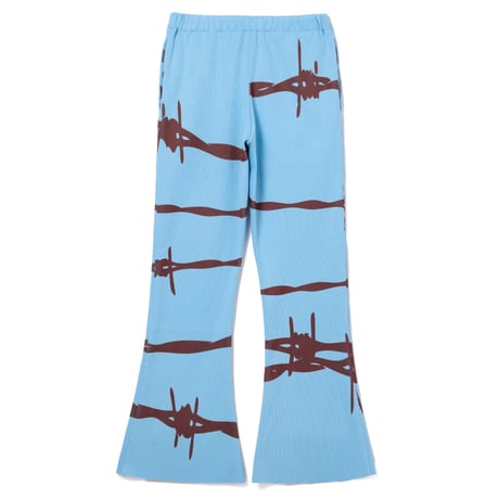 NONTOKYO / PRINT RIB FLARE PANTS(FLOWER)  のコピー