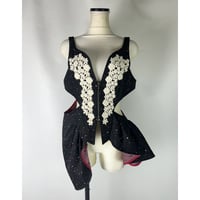 AOI WANAKA  /　Stardust Jaquard Asymmetric Vest