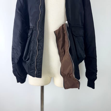 TOGA  VIRILIS / Nylon twill reversible blouson