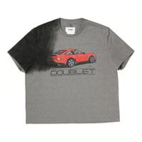 DOUBLET /EXHAUST STAINED T-SHIRT
