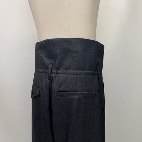 TOGA  VIRILIS / Twill high waist trousers