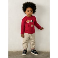 〈mayoral〉Embroidered baby T-shirt(red) ※BABY
