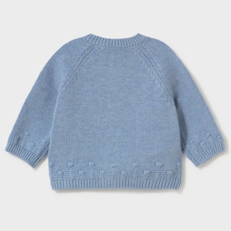〈mayoral〉Knit cardigan(blue） ※BABY