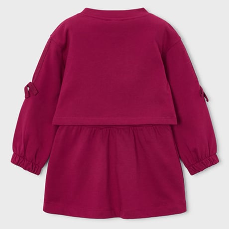 〈mayoral〉Embroidered fleece dress for girls ※KIDS