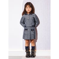 〈Abel&Lula〉Knitted skirt set※KIDS&JUNIOR