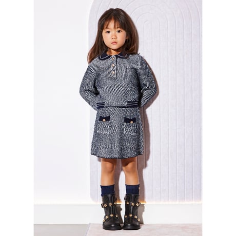 〈Abel&Lula〉Knitted skirt set※KIDS&JUNIOR