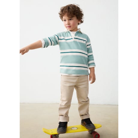 〈mayoral〉Boys' striped polo shirt ※KIDS