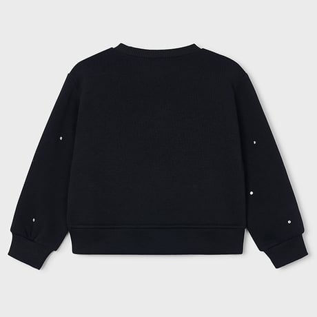 〈mayoral〉Rhinestone Pullover（black） ※KIDS