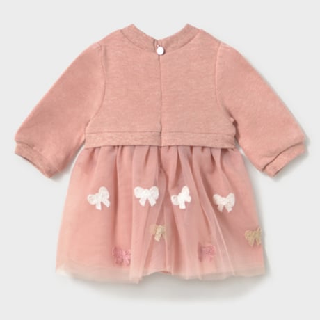 〈mayoral〉Combo Tulle Dress ※BABY