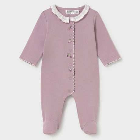 〈mayoral〉Footed romper (Dusty pink) ※BABY