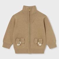 〈mayoral〉Puppies knitted zipper jacket ※BABY