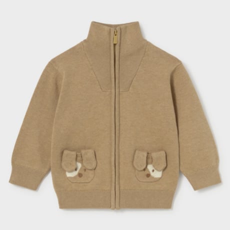 〈mayoral〉Puppies knitted zipper jacket ※BABY