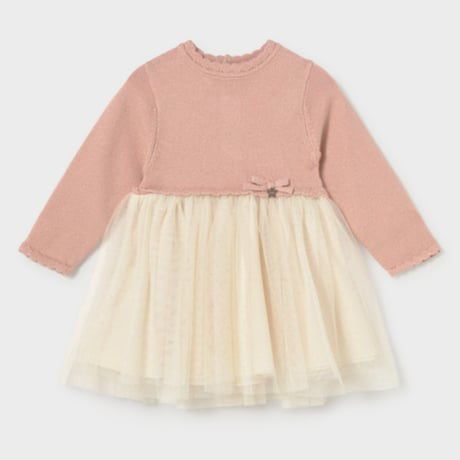 〈mayoral〉Tulle combo dress ※BABY