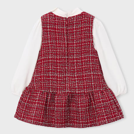 〈mayoral〉Pinafore dress(Red)※KIDS