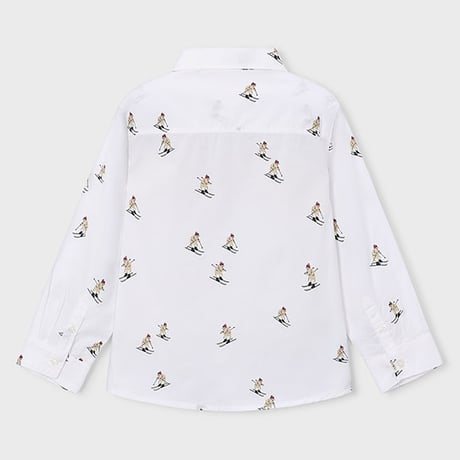〈mayoral〉Boy print shirt(ski) ※KIDS