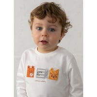 〈mayoral〉Baby T-shirt with smiley faces ※BABY