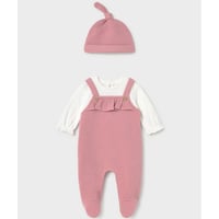 〈mayoral〉Hat and romper set(Pink) ※BABY