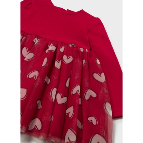 〈mayoral〉 Baby Tulle Dress(Red) ※BABY