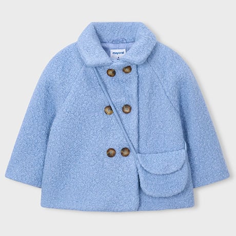 〈mayoral〉Coat with handbag(Blue)※KIDS