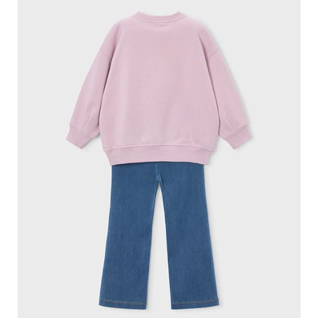 〈mayoral〉Girls' flare leggings and sweatshirt set ※KIDS