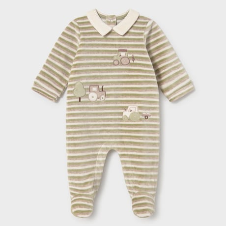 〈mayoral〉Striped Romper ※BABY