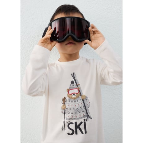 〈mayoral〉Boys' bear ski T-shirt ※KIDS