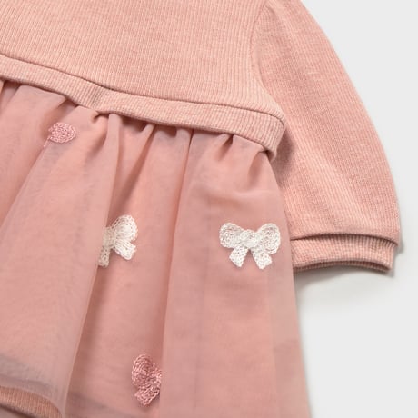 〈mayoral〉Combo Tulle Dress ※BABY