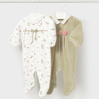〈mayoral〉Romper 2-Piece Set(green) ※BABY