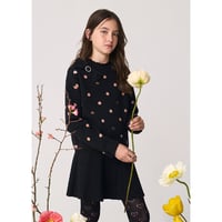〈Abel&Lula〉  Polka-dot knitted skirt set※KIDS&JUNIOR