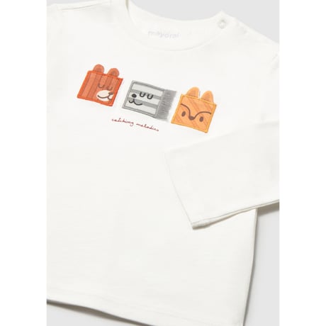 〈mayoral〉Baby T-shirt with smiley faces ※BABY