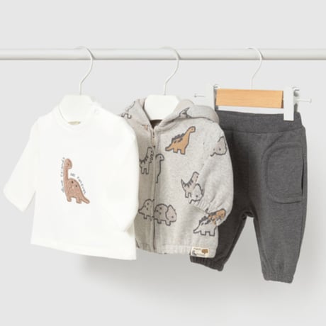 〈mayoral〉Tracksuit with T-Shirt(gray) ※BABY