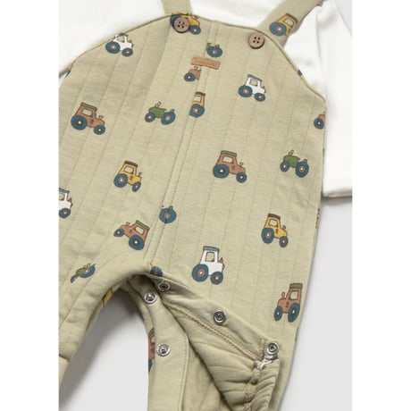 〈mayoral〉Romper in a box(green) ※BABY