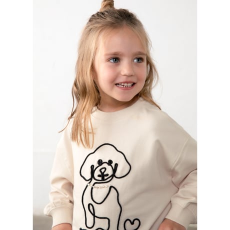〈mayoral〉Dog-themed leggings and sweatshirt set ※KIDS