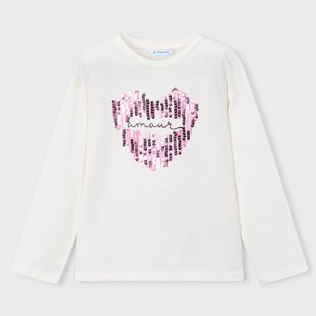 〈mayoral〉Girl screen print t-shirt(pink) ※KIDS