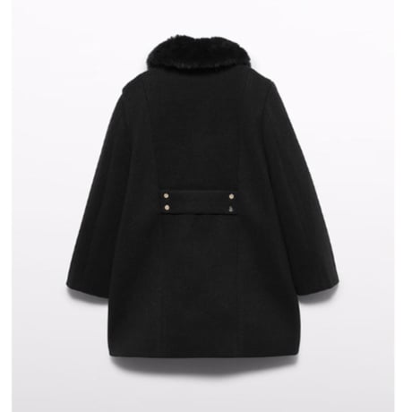 〈Abel&Lula〉 Wool Coat(Black)※KIDS&JUNIOR