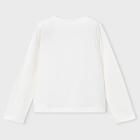 〈mayoral〉Basic floral T-shirt for girls(white) ※KIDS
