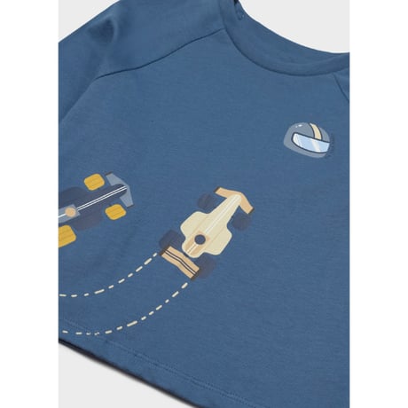 〈mayoral〉Baby car T-shirt(blue) ※BABY