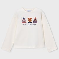 〈mayoral〉Girl embriodered t-shirt ※KIDS