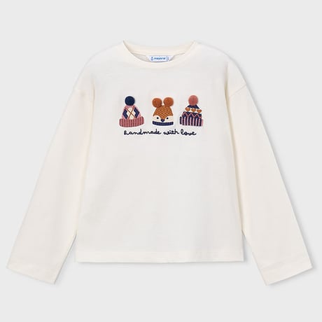 〈mayoral〉Girl embriodered t-shirt ※KIDS