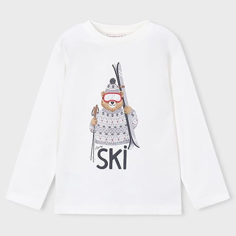 〈mayoral〉Boys' bear ski T-shirt ※KIDS