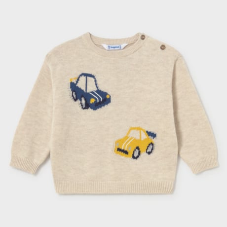〈mayoral〉Baby intarsia jumper(car) ※BABY