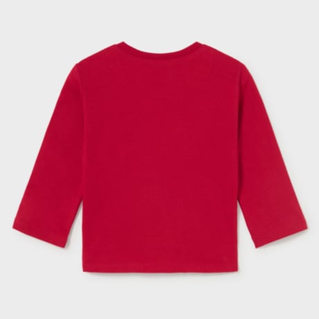 〈mayoral〉Embroidered baby T-shirt(red) ※BABY