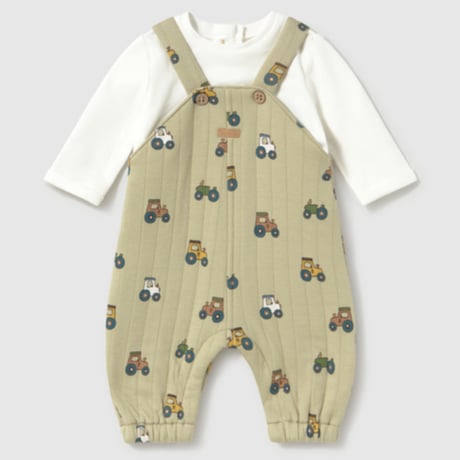 〈mayoral〉Romper in a box(green) ※BABY