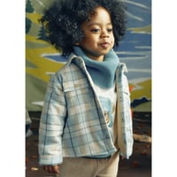 〈mayoral〉Checked overshirt(blue) ※BABY
