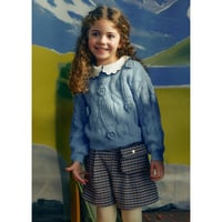 〈mayoral〉Houndstooth Checked Skort with Detachable Purse ※KIDS