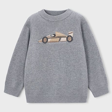 〈mayoral〉Boys' intarsia sweater(gray) ※KIDS