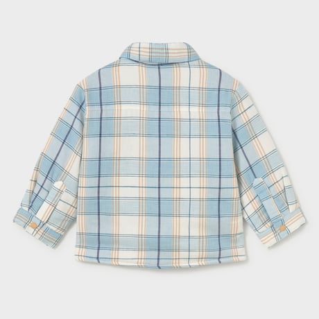 〈mayoral〉Checked overshirt(blue) ※BABY