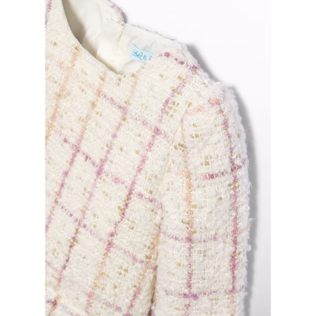 〈Abel&Lula〉 Checked tweed dress※KIDS&JUNIOR