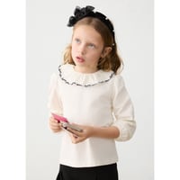 〈mayoral〉Girl ruffled neck blouse ※KIDS